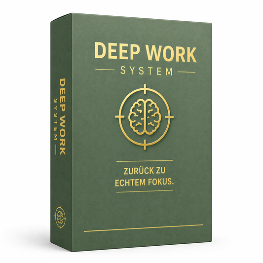 Deep Work System – zurück zu echtem Fokus